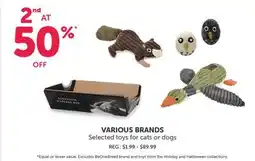 Mondou VARIOUS BRANDS Selected toys for cats or dog offer