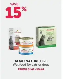 Mondou ALMO NATURE HQS Wet food for cats or dogs offer