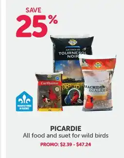 Mondou PICARDIE All food and suet for wild birds offer