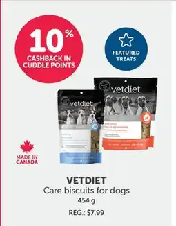 Mondou VETDIET Care biscuits for dogs offer