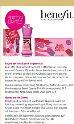 Pharmaprix Benefit Game, Set, Bounce Mini Mascara & Brow Setter Duo offer