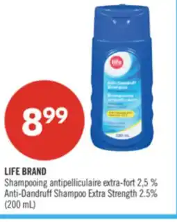 Pharmaprix LIFE BRAND Shampooing antipelliculaire extra-fort 2,5 % Anti-Dandruff Shampoo Extra Strength 2.5% offer