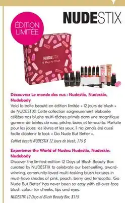 Pharmaprix NUDESTIX 12 Days of Blush Beauty Box offer