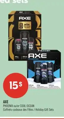 Pharmaprix AXE PHOENIX or COOL OCEAN Holiday Gift Sets offer