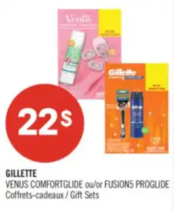 Pharmaprix GILLETTE VENUS COMFORTGLIDE or FUSION5 PROGLIDE Gift Sets offer