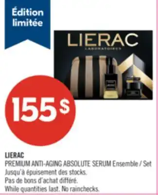 Pharmaprix LIERAC PREMIUM ANTI-AGING ABSOLUTE SERUM Set offer