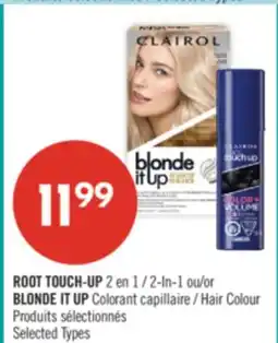 Pharmaprix ROOT TOUCH-UP 2-In-1 or BLONDE IT UP Hair Colour offer