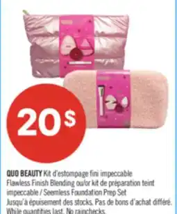 Pharmaprix QUO BEAUTY Flawless Finish Blending or Seemless Foundation Prep Set offer