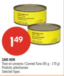 Pharmaprix NO NAME Canned Tuna offer