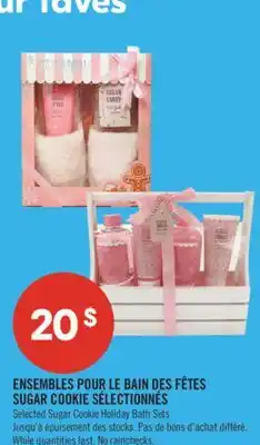 Pharmaprix Selected Sugar Cookie Holiday Bath Sets offer