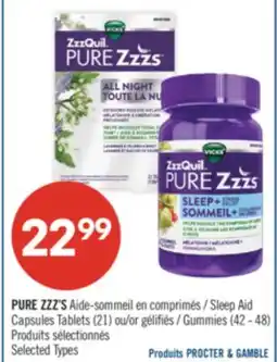 Pharmaprix PURE ZZZ'S Sleep Aid Capsules Tablets (21) or Gummies (42 - 48) offer