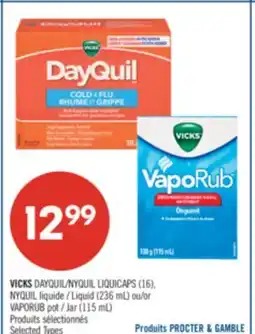 Pharmaprix VICKS DAYQUIL/NYQUIL LIQUICAPS (16), NYQUIL Liquid (236 mL) offer