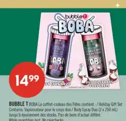 Pharmaprix BUBBLE T BOBA Holiday Gift Set offer