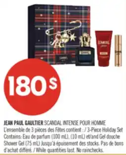 Pharmaprix JEAN PAUL GAULTIER SCANDAL INTENSE 3-Piece Holiday Set offer