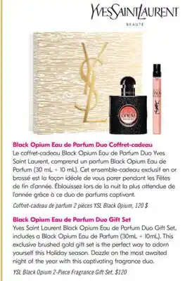 Pharmaprix YSL Black Opium 2-Piece Fragrance Gift Set offer