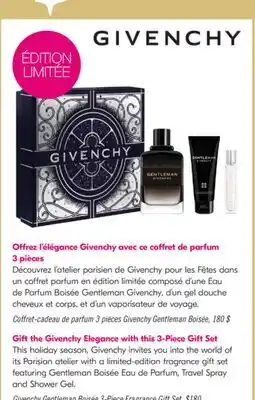 Pharmaprix Gift the Givenchy Elegance with this 3-Piece Gift Set offer