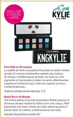 Pharmaprix King Kylie Pressed Shimmer Palette offer