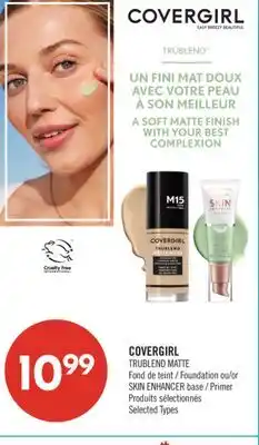 Pharmaprix COVERGIRL TRUBLEND MATTE Foundation or SKIN ENHANCER base / Primer offer