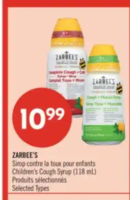 Pharmaprix ZARBEE'S Children's Cough Syrup (118 mL) offer