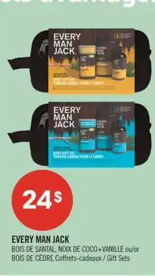 Pharmaprix EVERY MAN JACK BOIS DE SANTAL, NOIX DE COCO+VANILLE or BOIS DE CÈDRE Gift Sets offer