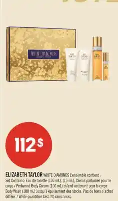 Pharmaprix ELIZABETH TAYLOR WHITE DIAMONDS offer