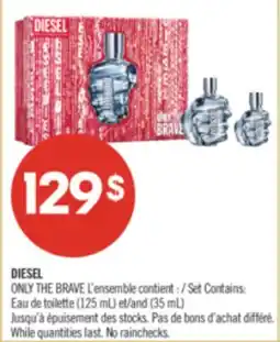 Pharmaprix DIESEL ONLY THE BRAVE Set Contains: (125 mL) and (35 mL) offer