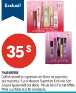 Pharmaprix PHARMAPRIX Lip or Mascara Superstars Exclusive Sets offer