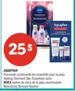 Pharmaprix AQUAPHOR Healing Ointment Skin Essentials or NIVEA Nourishing Skincare Routine offer
