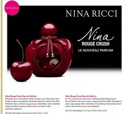 Pharmaprix Nina Rouge Crush Eau de Parfum offer