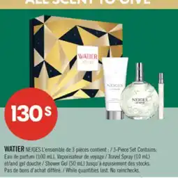 Pharmaprix WATIER NEIGES 3-Piece Set Contains: Travel Spray (10 mL) Shower Gel (50 mL) offer
