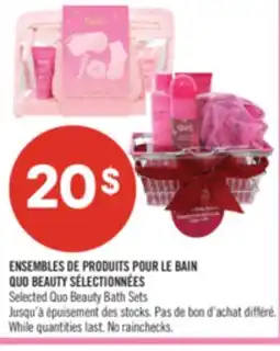 Pharmaprix Selected Quo Beauty Bath Sets offer