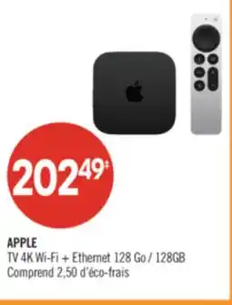 Pharmaprix APPLE TV 4K Wi-Fi + Ethernet 128 Go / 128GB offer