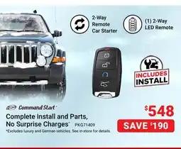 Visions Electronics Command start 2-Way Remote Car Starter (1) 2-Way LED Remote offer