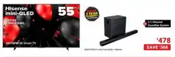 Visions Electronics Hisense 55 QD7QFM 4K Smart TV offer
