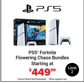Visions Electronics PS5 Holiday Bundles offer
