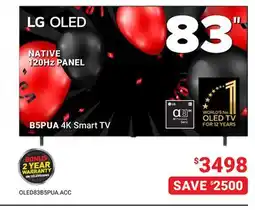 Visions Electronics LG 83 B5PUA 4K Smart TV offer