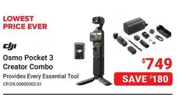 Visions Electronics DJI Osmo Pocket 3 Creator Combo offer