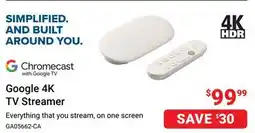 Visions Electronics Google 4K TV Streamer offer