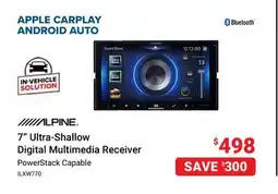 Visions Electronics Alpine 7 Ultra-Shallow Digital Multimedia Receiver offer