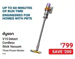 Visions Electronics Dyson V15 Detect Cordless Stick Vacuum offer