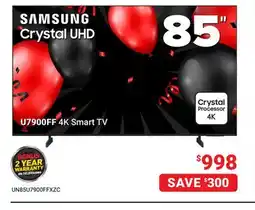 Visions Electronics Samsung 85' 4K Smart TV offer