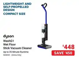 Visions Electronics WashG1 Wet Floor Stick Vacuum Cleaner offer
