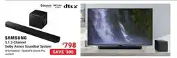 Visions Electronics Samsung 5.1.2-Channel Dolby Atmos Soundbar System offer
