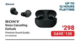 Visions Electronics Sony Noise Cancelling Earbuds offer