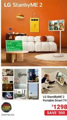 Visions Electronics LG StandByME 2 Portable Smart TV offer