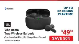Visions Electronics JBL Vibe Beam True Wireless Earbuds offer