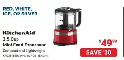 Visions Electronics KitchenAid 3.5 Cup Mini Food Processor offer