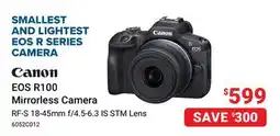 Visions Electronics Canon EOS R100 Mirrorless Camera offer
