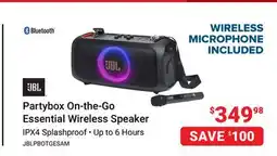 Visions Electronics JBL Partybox On-the-Go Essential Wireless Speaker offer