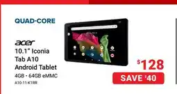 Visions Electronics Acer 10.1 Iconia Tab A10 Android Tablet offer